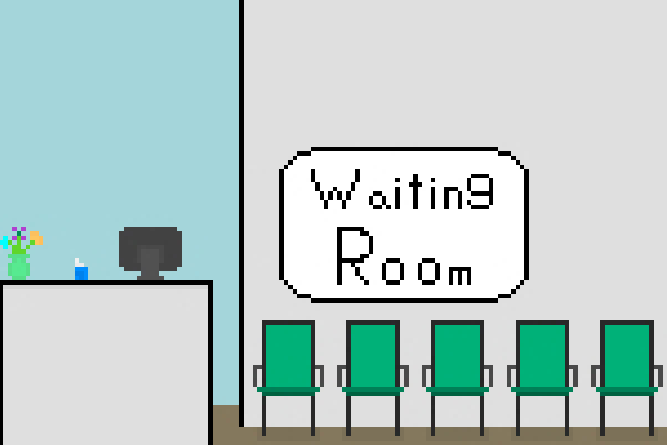 Simulateur d'hôpital salle d'attente