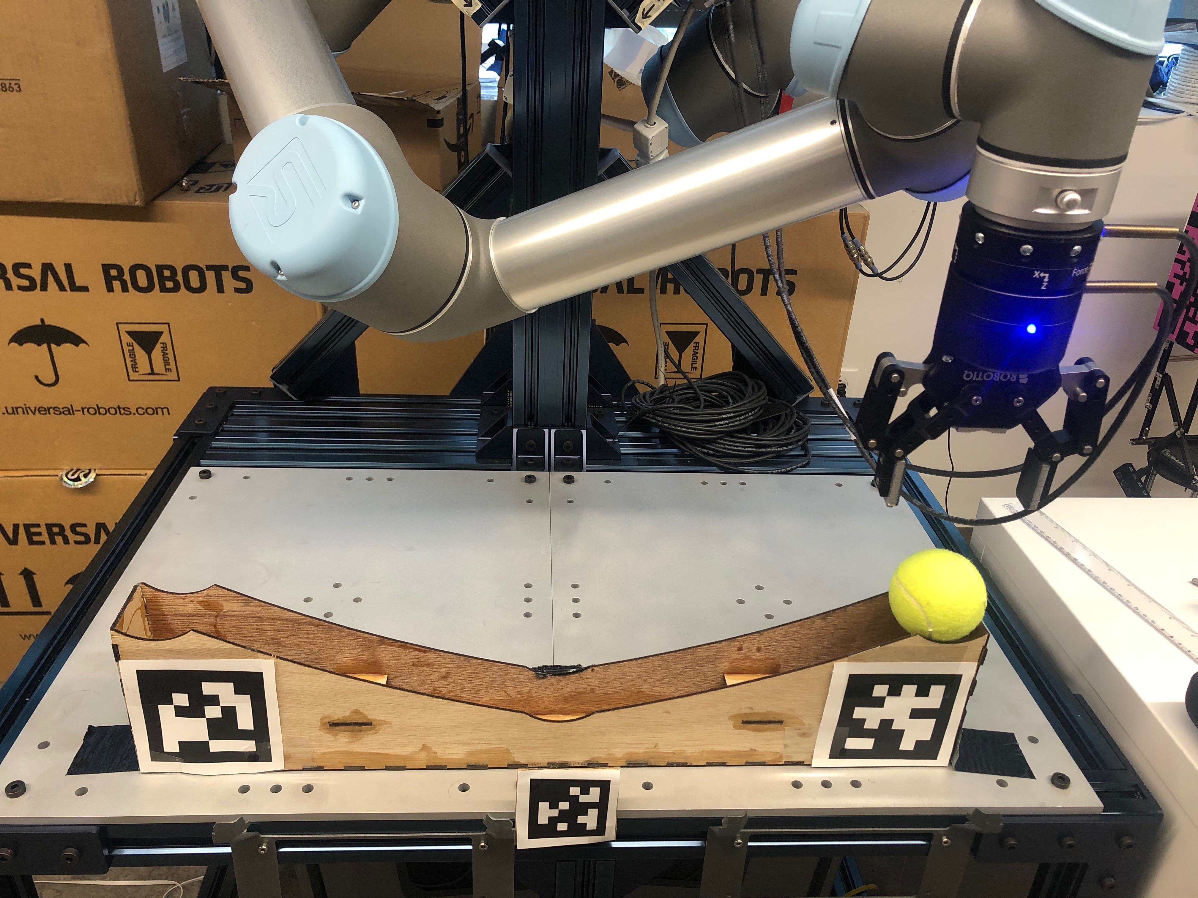 robot avec le pince modifié